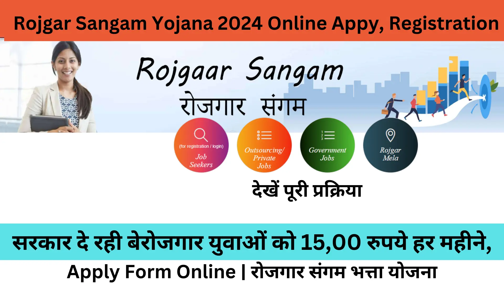 Rojgar Sangam Bhatta Yojana Apply Form Online रोजगार संगम भत्ता योजना